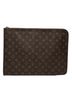 Louis Vuitton 100% Coated Canvas Brown Monogram Poche Documents Portfolio One size - photo 1