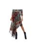 Alice + Olivia Tropical Red Multi Color Casual Skirt Size 8 - photo 1