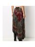 Alice + Olivia Tropical Red Multi Color Casual Skirt Size 8 - photo 8