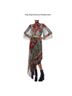Alice + Olivia Tropical Red Multi Color Casual Skirt Size 8 - photo 3
