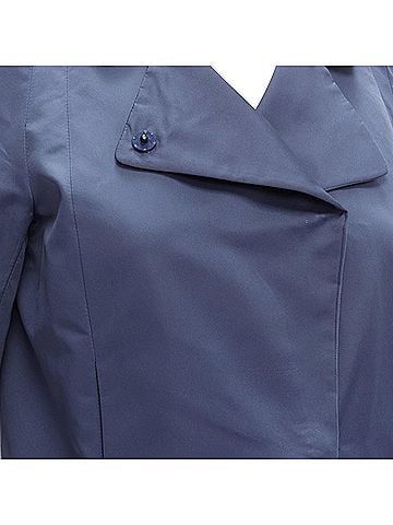 MARNI Marni satin structural puff shoulder peplum minimal cropped jacket (view 2)
