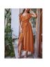 Baltic Born 100% Polyester Brown Orange Casual Dress Size S - photo 6