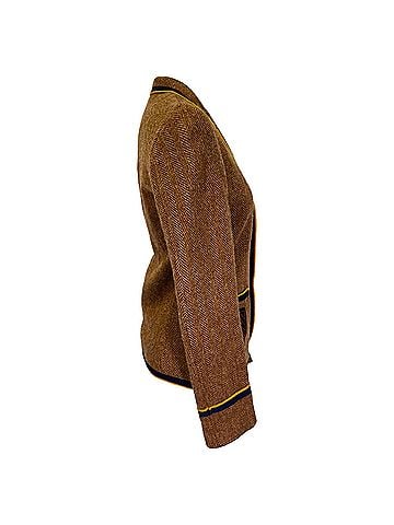 Ralph Lauren  Ralph Lauren Rugby Patched Herringbone Blazer in Brown Wool (view 2)