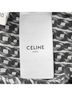 Céline 100% Silk Black Celine Chain-Print Midi Shirt Dress in Black Silk Size M - photo 9