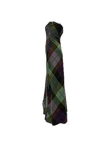 Ralph Lauren  Ralph Lauren Tartan Plaid Strapless Maxi Dress in Multicolor Lambswool (view 2)
