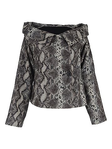 Vivienne Westwood Vivienne Westwood Anglomania Snake Printed Coat in Animal Print Polyester (view 1)