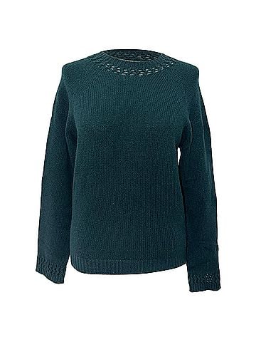 A.P.C. A.P.C. Janet Pullover in Green Wool (view 1)