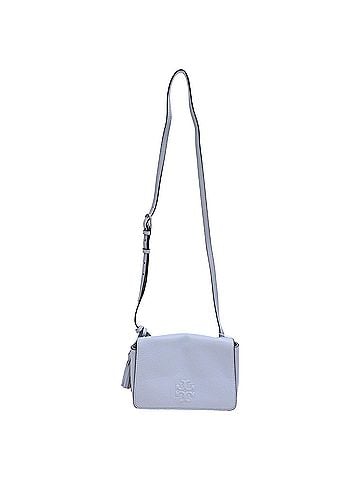 Tory Burch Tory Burch Mini Thea Crossbody Bag in Light Blue Leather (view 1)