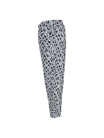MARNI Marni Gartered Printed Trousers in Multicolor Silk (view 2)
