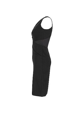 Salvatore Ferragamo Ferragamo Knee Length Dress in Black Wool (view 2)