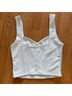 Lululemon Athletica Solid White Tank Top Size S - photo 5
