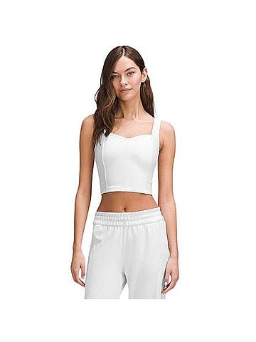 Lululemon Athletica Ribbed Softstreme Sweetheart Tank Top Tank Top (view 1)