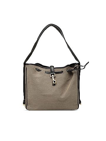 Gucci Canvas Drawstring Shoulder Bag (view 1)