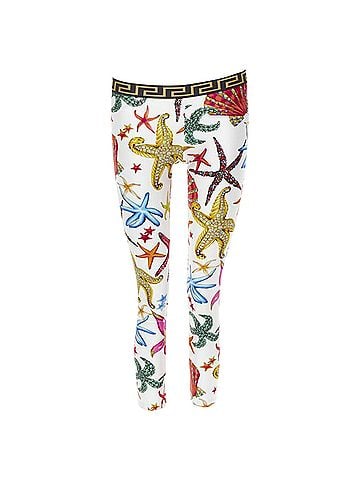 Versace Versace Kids Tresor De La Mer print Greca leggings (view 1)