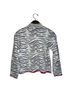 Anthropologie Zebra Print Gray Pink Pullover Sweater Size XXS - photo 2