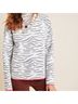 Anthropologie Zebra Print Gray Pink Pullover Sweater Size XXS - photo 6