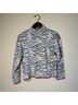 Anthropologie Zebra Print Gray Pink Pullover Sweater Size XXS - photo 5