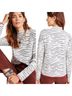 Anthropologie Zebra Print Gray Pink Pullover Sweater Size XXS - photo 1