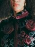 Sézane 100% Polyester 100% Viscose Floral Black Pink Jacket Size 8 - photo 3