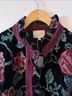 Sézane 100% Polyester 100% Viscose Floral Black Pink Jacket Size 8 - photo 6