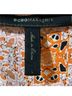 BCBGMAXAZRIA 100% Polyester Paisley Orange Pink 3/4 Sleeve Blouse Size L - photo 3