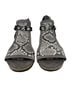 Naot 100% Leather Snake Print Gray Black White Sandals Size EU 37 - photo 2