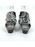 Naot 100% Leather Snake Print Gray Black White Sandals Size EU 37 - photo 10
