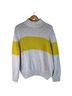 Aerie Stripes Gray Yellow Pullover Sweater Size L - photo 2