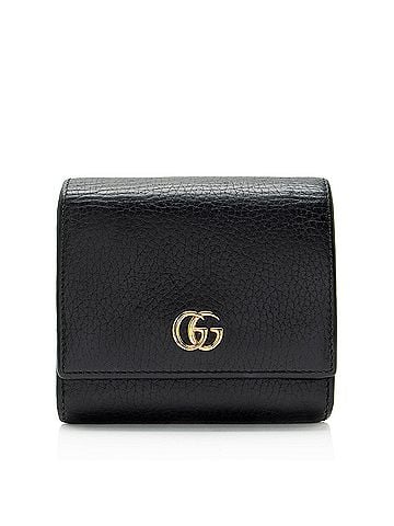 Gucci Gucci Leather GG Marmont Compact Wallet (view 1)