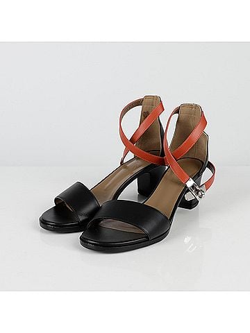 Hermès Manège Kelly Sandal Heel Size (view 1)