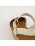 Prada 100% Leather White Ankle Strap Espadrille Sandals Size EU 36 - photo 7