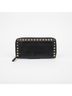 Mario Valentino 100% Leather Black Rockstud Long Wallet One size - photo 1