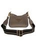 Prada 100% Leather Tan Prada Logo-Strap Shoulder Bag in Grey Leather One size - photo 1
