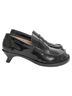 Loewe 100% Leather Black Loewe Terra Kitten-Heel Penny Loafers in Black Leather Size EU 38 - photo 1