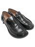 Loewe 100% Leather Black Loewe Terra Kitten-Heel Penny Loafers in Black Leather Size EU 38 - photo 4