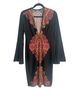 Venus Floral Black Multi Color Cocktail Dress Size S - photo 2