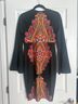 Venus Floral Black Multi Color Cocktail Dress Size S - photo 6