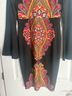 Venus Floral Black Multi Color Cocktail Dress Size S - photo 8