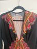 Venus Floral Black Multi Color Cocktail Dress Size S - photo 4