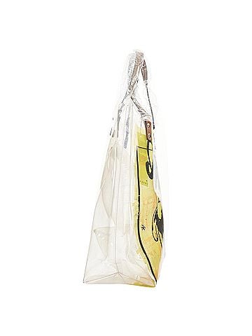MARNI MARNI 2010 Cristal Claude Puppet print leather handles clear PVC tote bag (view 2)