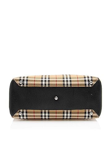 Burberry Burberry Vintage Check Banner Medium Tote (view 2)