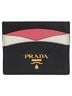 Prada 100% Leather Multi Color Simple Card Holder One size - photo 1