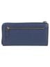 Prada 100% Leather Blue Metal Logo Long Wallet One size - photo 2