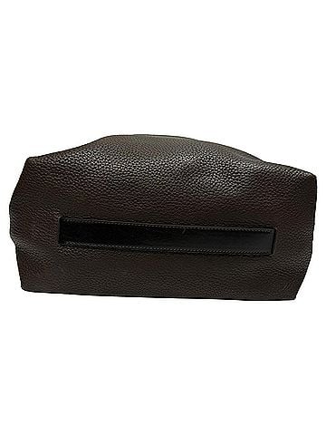 Christophe Lemaire  Lemaire Belted Tote Bag in Brown Cow Leather (view 2)