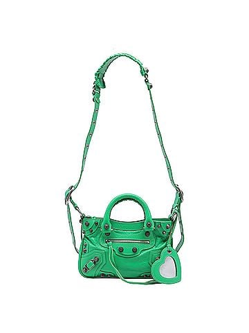 Balenciaga Balenciaga Small Neo Cagole Tote in Green Leather  (view 1)