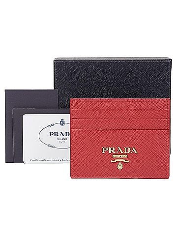 Prada Triangular Logo Card Holder (view 1)
