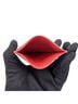 Prada 100% Leather Red Triangular Logo Card Holder One size - photo 6