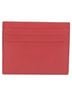 Prada 100% Leather Red Triangle Logo Card Holder One size - photo 2