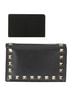 Mario Valentino 100% Leather Black Rockstud Compact Wallet One size - photo 9