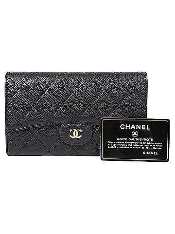 Chanel Caviar Classic Long Wallet (view 1)